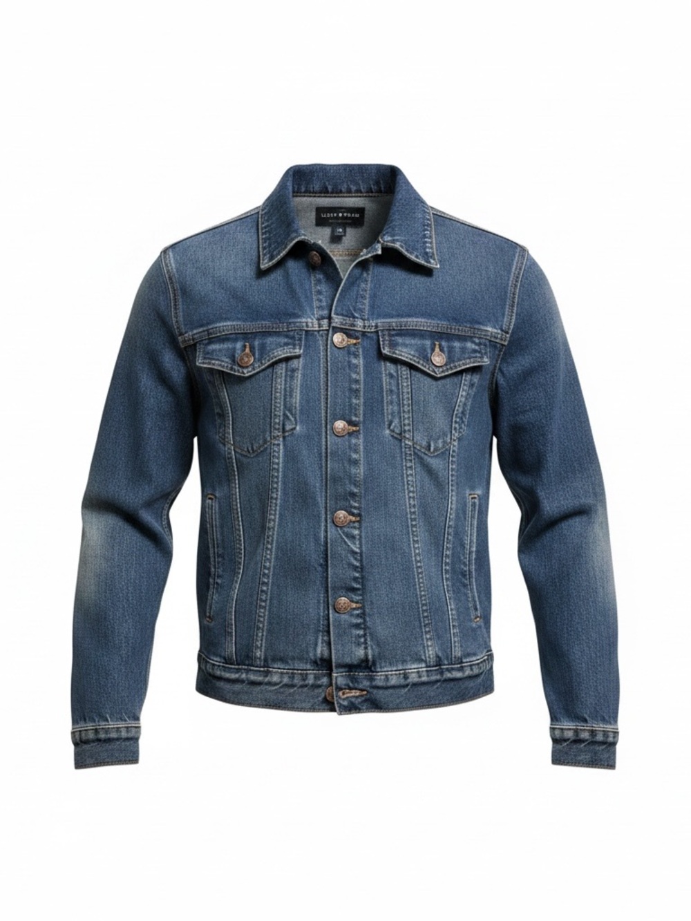 Lucky Brand Classic Blue Denim Jean Jacket - Women's - Picture 2 of 5
